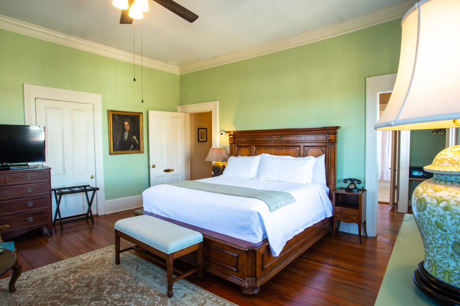 The Julia Scarborough Room at The Historic Gastonian Bed and Breakfast in Savannah, GA

