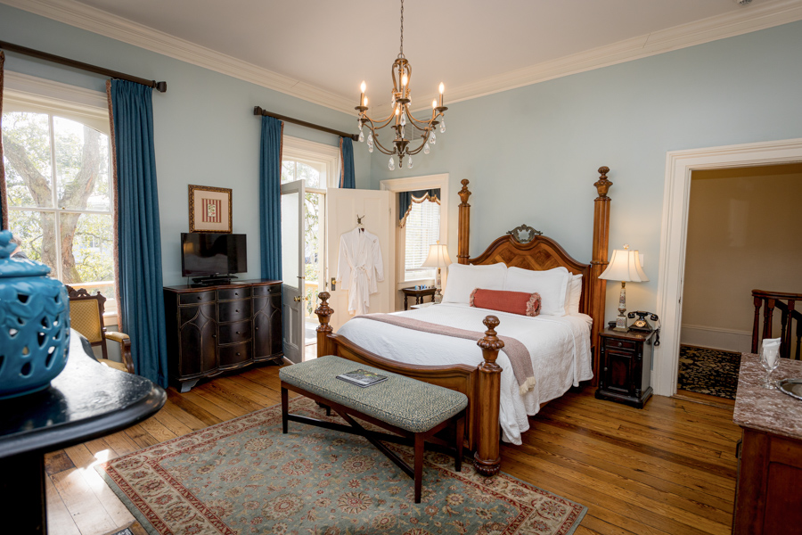 Gastonian luxury guest room
